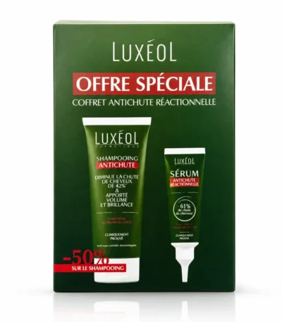 Luxéol Coffret Anti-Chute Sérum 50ml + Shampooing