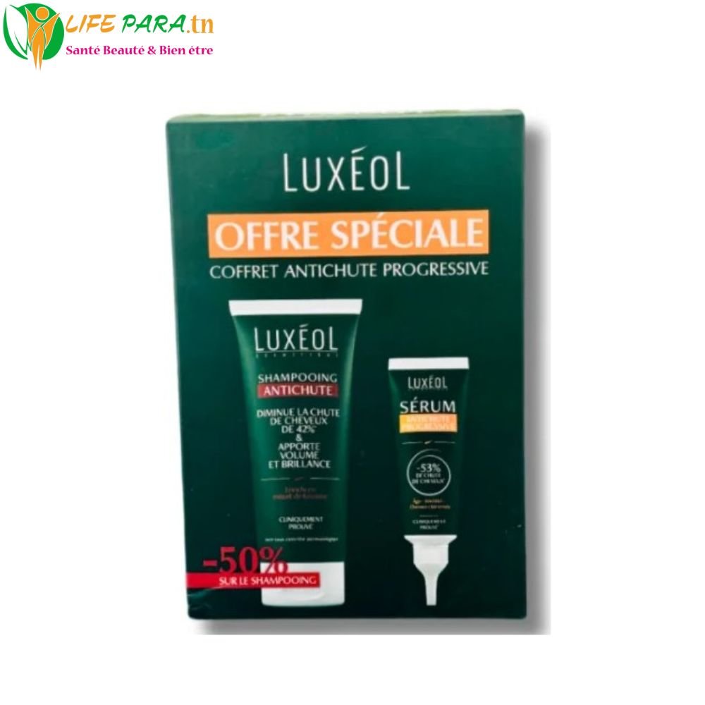Luxéol Coffret Sérum Anti Chute Progressive + Shampooing Anti Chute