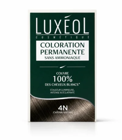 Luxéol Coloration Sans Ammoniaque 4N Châtain Naturel