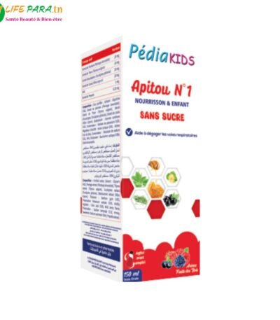 Pédiakids APITOU N°1 Sans Sucre – Toux Grasse 150 ml