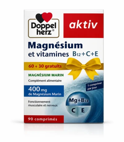 AKTIV MAGNESIUM ET VITAMINES 90 Comprimés (60 + 30 gratuits)