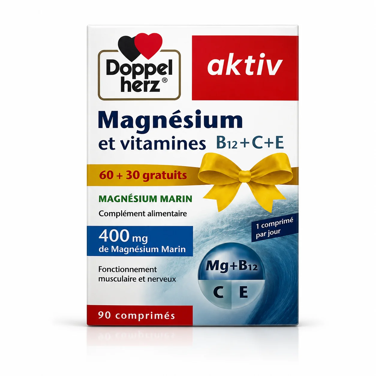 AKTIV-MAGNESIUM-ET-VITAMINES-90-Comprimes-60-30-gratuits AKTIV MAGNESIUM ET VITAMINES 90 Comprimés (60 + 30 gratuits)