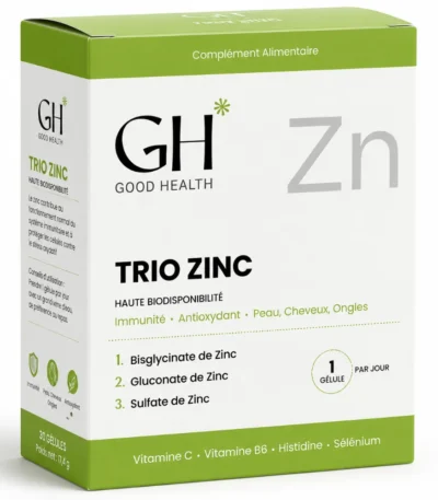 GH TRIO ZINC 30 Gélules