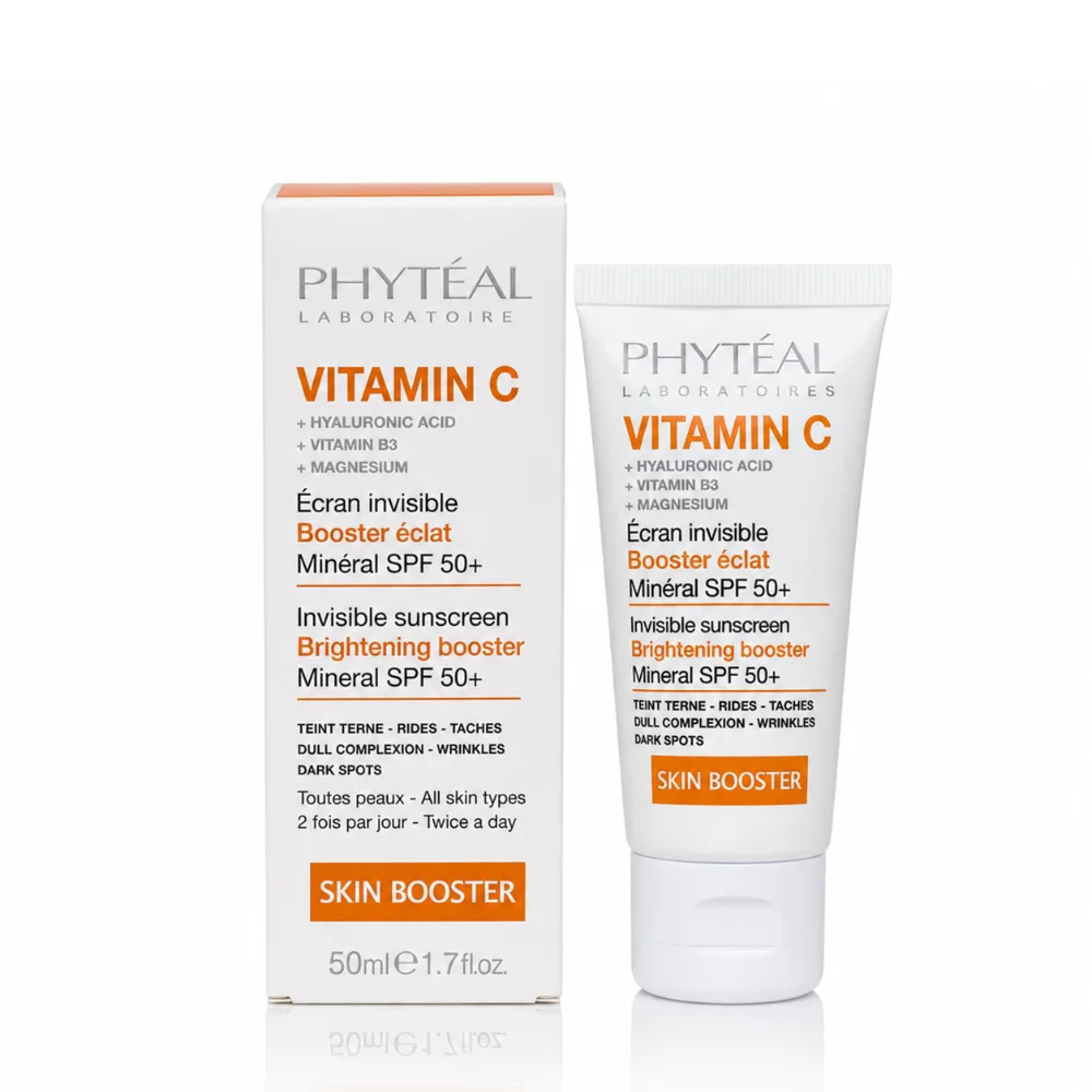 PHYTEAL Vitamine C Écran Invisible SPF 50+ 100 % Minéral 50 ml PHYTEAL Vitamine C Écran Invisible SPF 50+ 100 % Minéral 50 ml