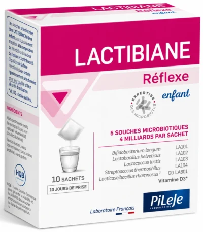 PILEJE Lactibiane Réflexe Enfant – 10 sachets