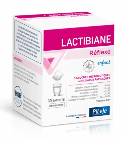 PILEJE Lactibiane Réflexe Enfant – 30 sachets