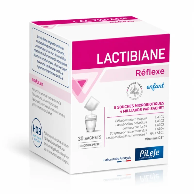 PILEJE Lactibiane Réflexe Enfant – 30 sachets