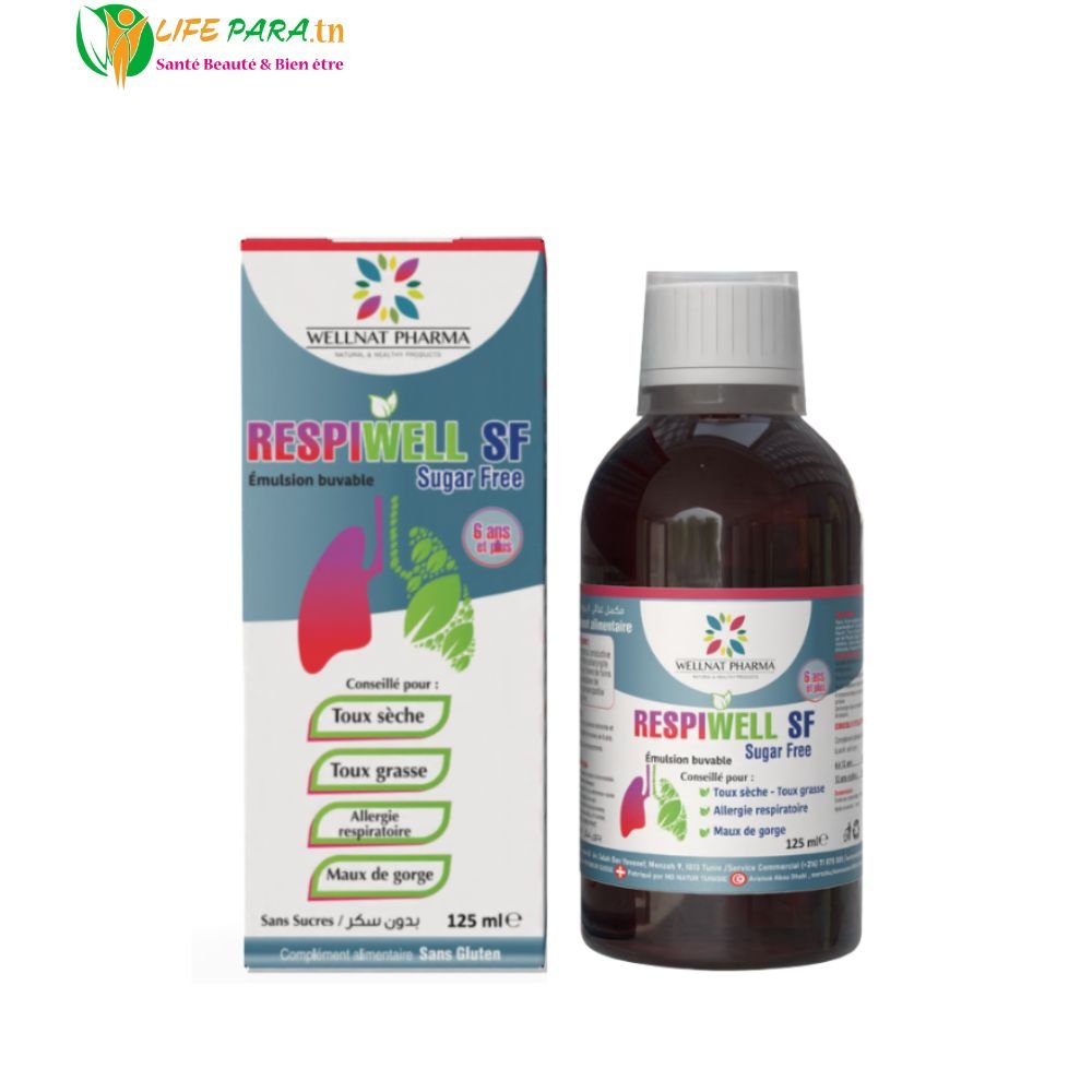 RESPIWELL Sirop Sans Sucre 125mL