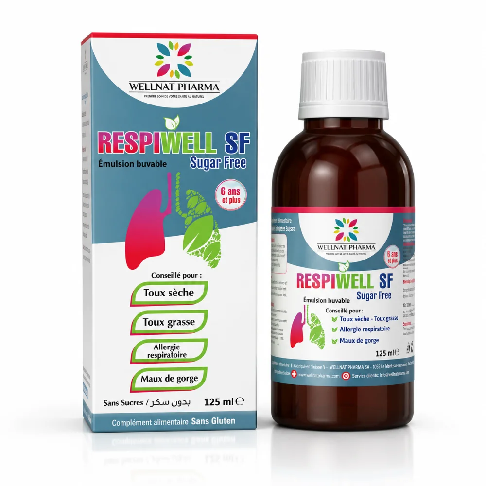 RESPIWELL Sirop Sans Sucre 125mL RESPIWELL Sirop Sans Sucre 125mL