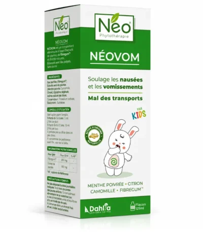 DAHLIA NEOVOM Kids Nausées et Vomissements 125 ml-6192422001117