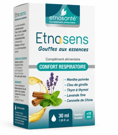 ETNOSANTE ETNO-SENS 30ML – Gouttes Confort Respiratoire (12 ans et +)