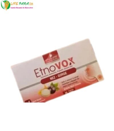ETNOSANTÉ ETNOVOX Maux de Nez & Gorge – Miel Cassis 16 Comprimés