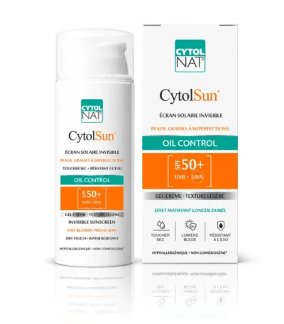 Cytolnat CYTOLSUN Oil Control Gel Crème Invisible SPF 50+ (50 ml)-6192422001261
