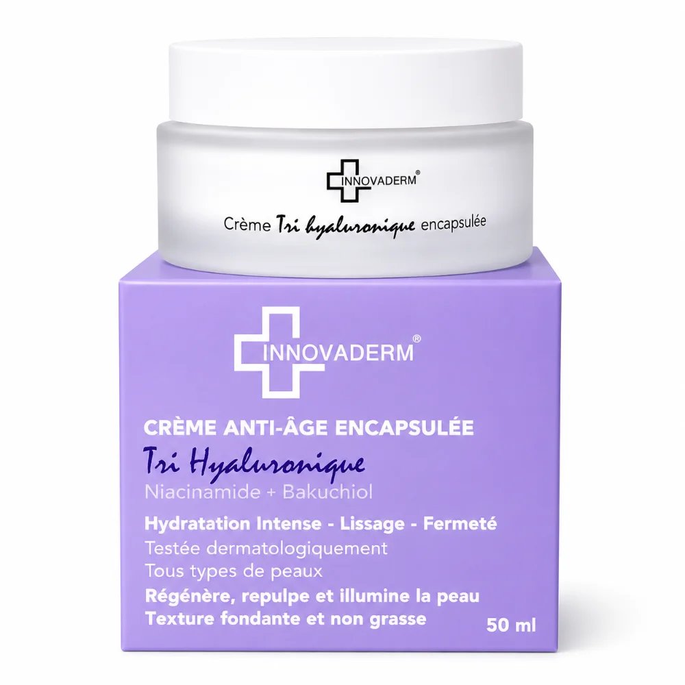 INNOVADERM Crème Encapsulée Anti Âge Tri Hyaluronique (50 ml)