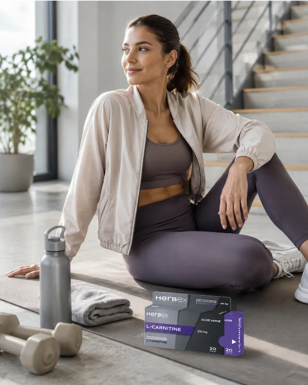 femme qui fait le sport avec un complément alimentaire