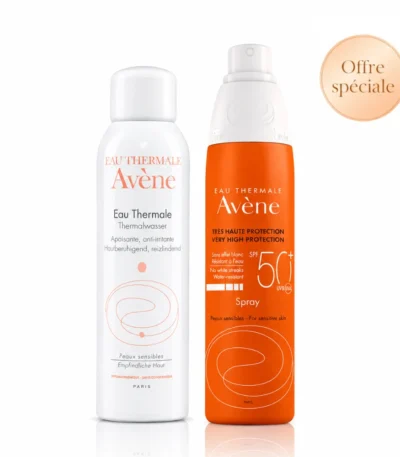 Pack Avène Eau Thermale + Spray Solaire SPF50+ Lifepara Tunisie