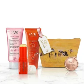 Pack SVR Sun Secure SPF50+ + Topialyse Gel Lavant + Trousse Plage Offerte Lifepara Tunisie