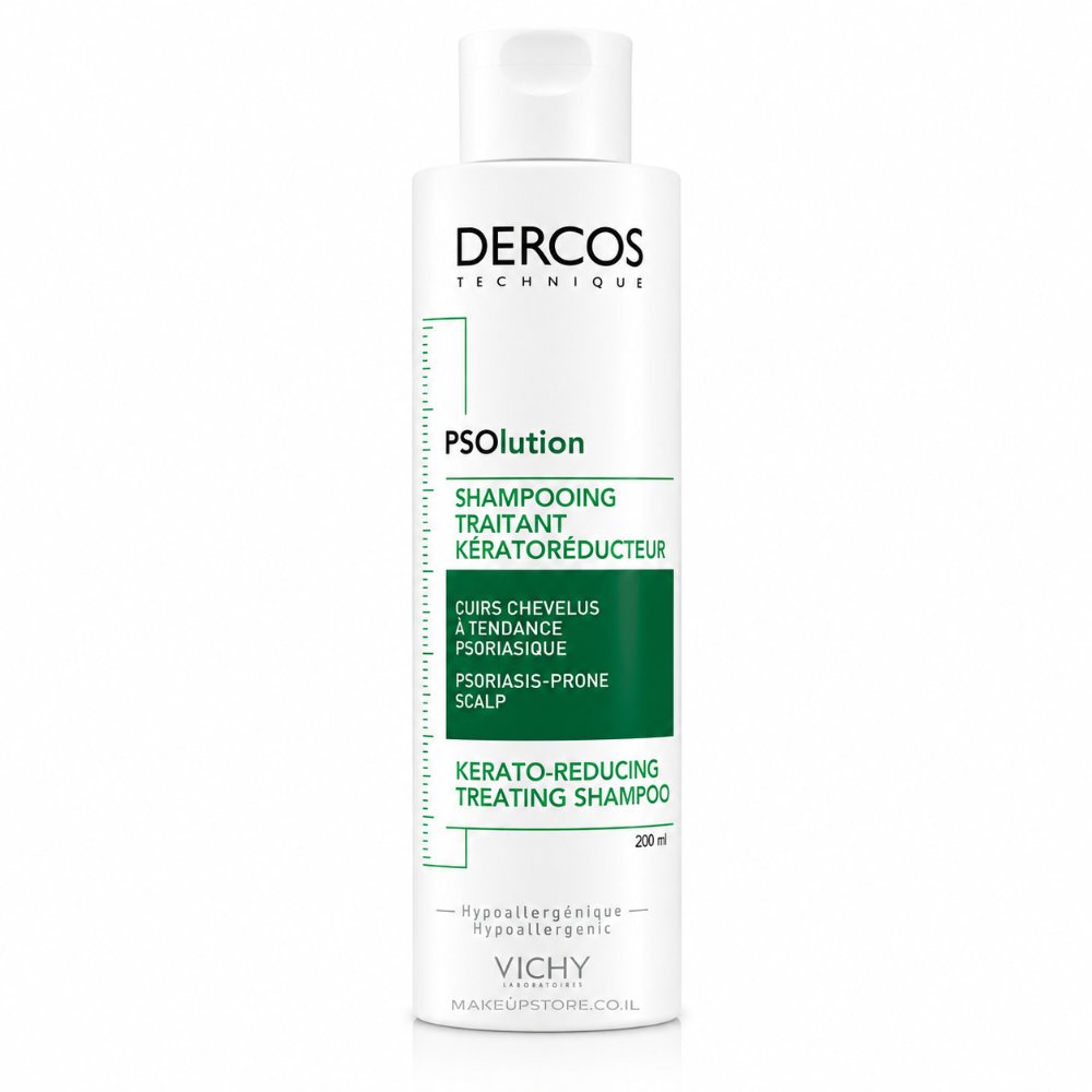 VICHY DERCOS PSOLUTION Shampooing Kératoréducteur (200mL)-3337875787222 VICHY DERCOS PSOLUTION Shampooing Kératoréducteur (200mL)-3337875787222