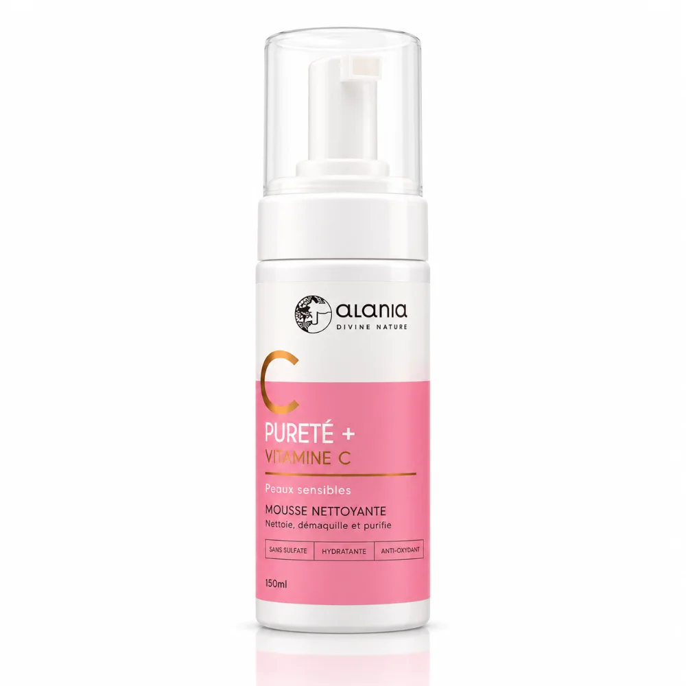 ALANIA PURETE+ VITAMINE C MOUSSE NETTOYANTE 150ML ALANIA PURETE+ VITAMINE C MOUSSE NETTOYANTE 150ML-6192482800194