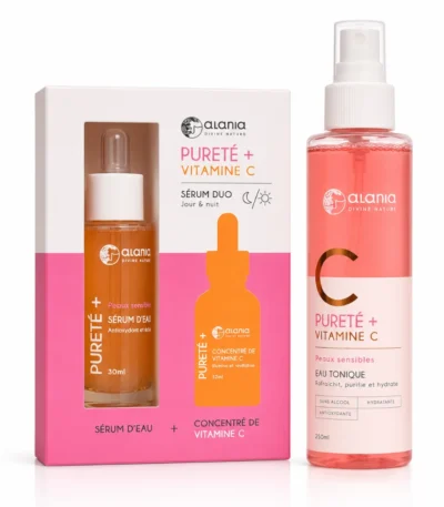 ALANIA Pureté + Vitamine C Serum Duo Jour Et Nuit + ALANIA PURETE+C VIT EAU TONIQUE 150ML