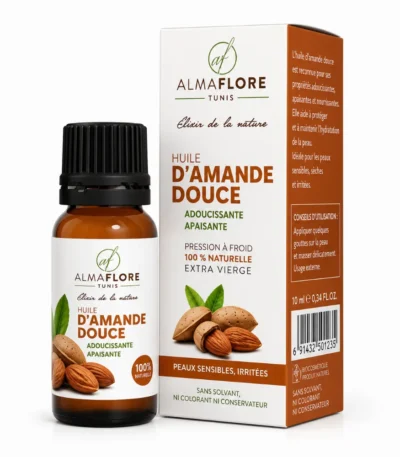 ALMAFLORE HUILE D AMANDE DOUCE 10 ML-6191432501303