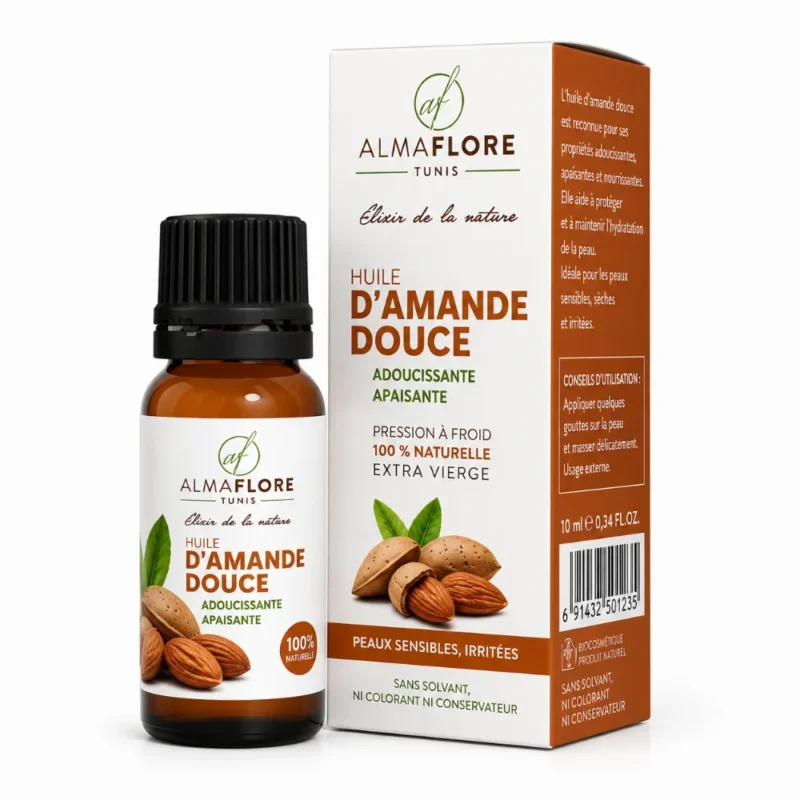 ALMAFLORE HUILE D AMANDE DOUCE 10 ML-6191432501303