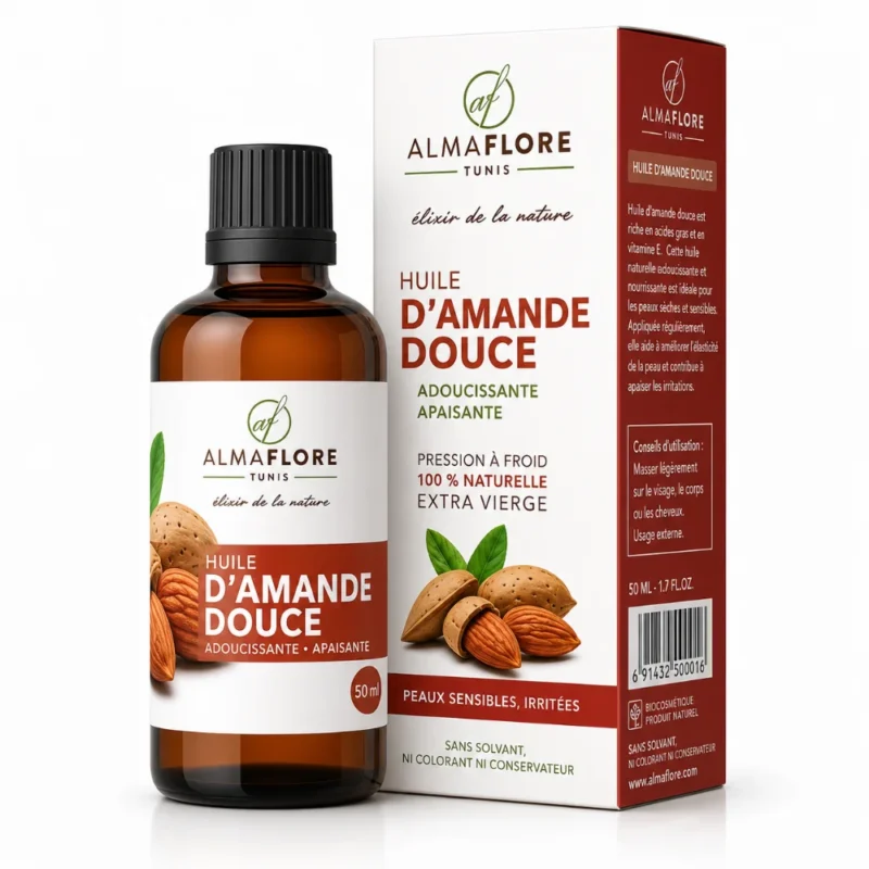ALMAFLORE HUILE D AMANDE DOUCE 50 ML-6191432500016