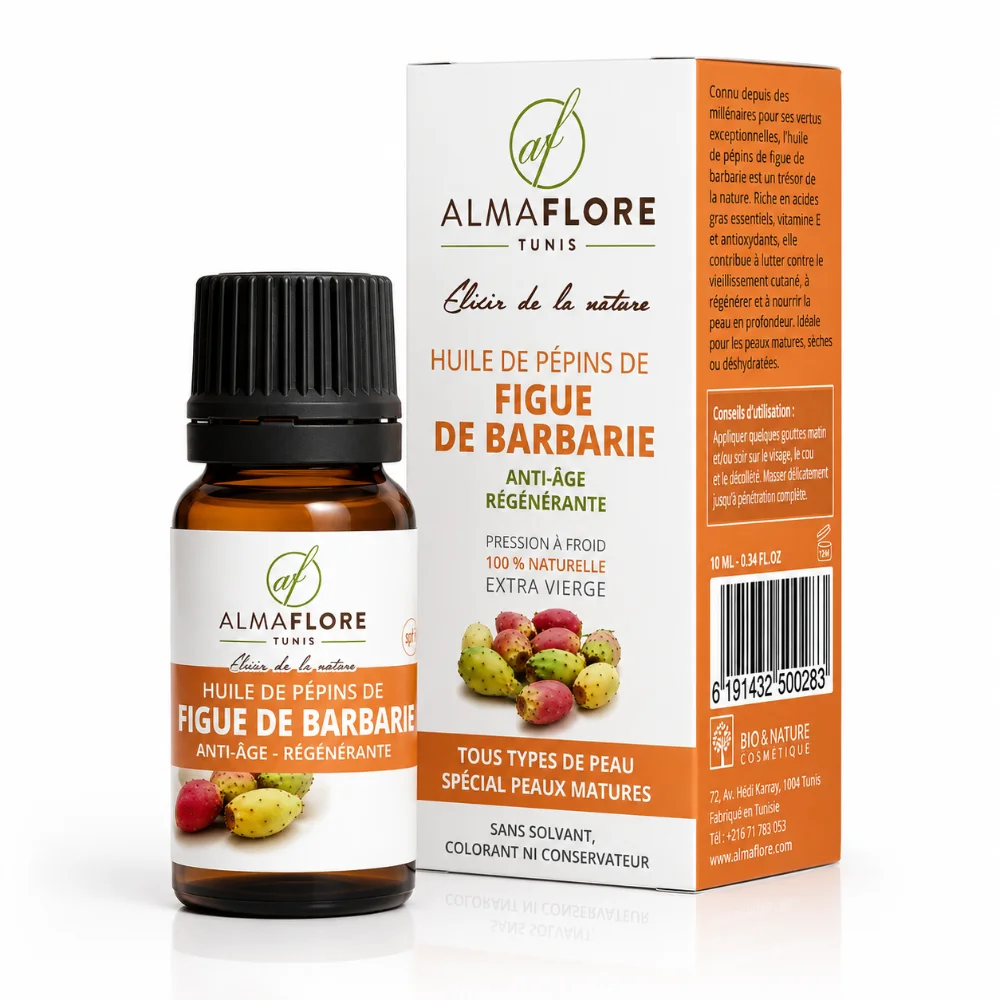 ALMAFLORE HUILE DE PEPIN DE FIGUE DE BARBARIE 10 ML ALMAFLORE HUILE DE PEPIN DE FIGUE DE BARBARIE 10 ML-6191432500283