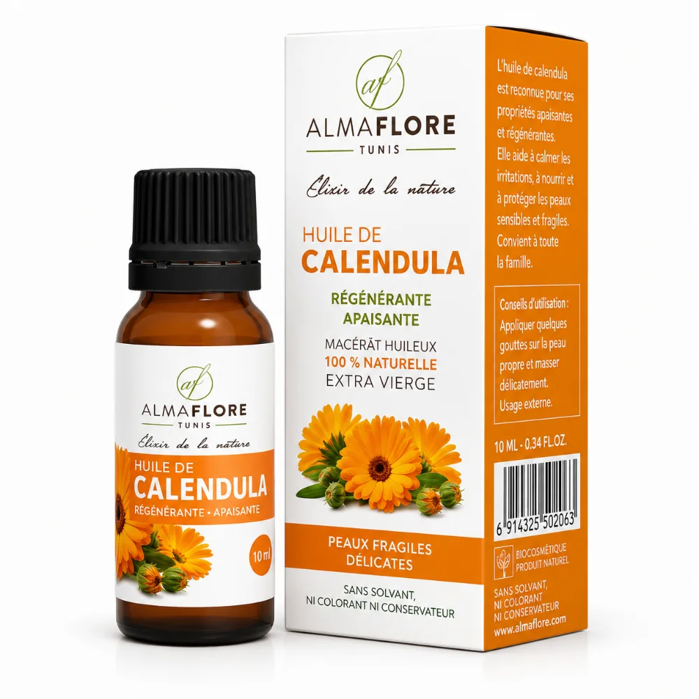 ALMAFLORE Huile de Calendula 10ML ALMAFLORE Huile de Calendula 10ML-6191432502058