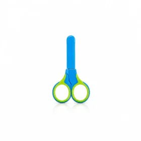 BABY PUR Ciseaux A Bouts Ronds 0m+ bleu-8850596769056
