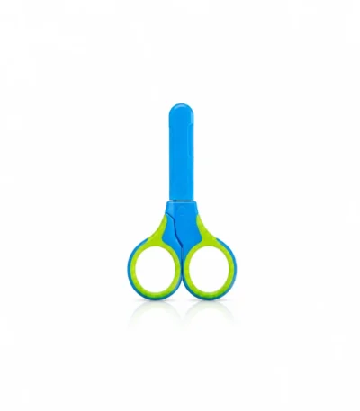 BABY PUR Ciseaux A Bouts Ronds 0m+ bleu-8850596769056