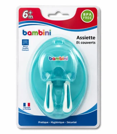 BAMBINI ASSIETTE + COUVERT 462-8859258604629