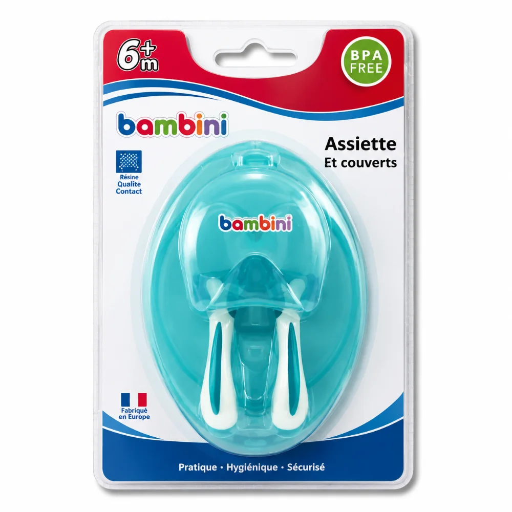 BAMBINI ASSIETTE + COUVERT 462 BAMBINI ASSIETTE + COUVERT 462-8859258604629