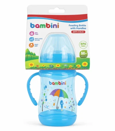 BAMBINI Biberon Large avec Anse 905-8859258609051