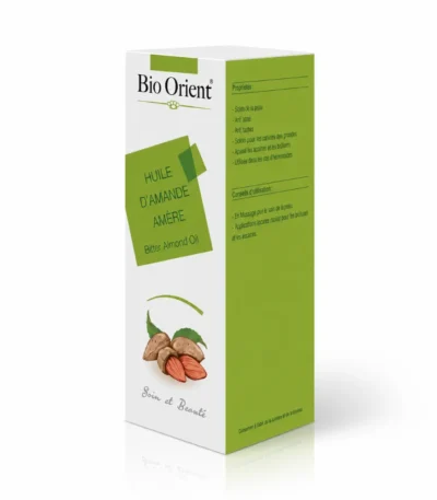 BIO ORIENT huile d’amande amère 90ML(زيت اللوز المر)-6191450600606