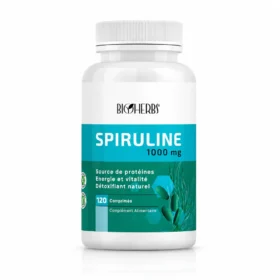 BIOHERBS SPIRULINE 1000 MG 120 COMPRIMES-6191423302445
