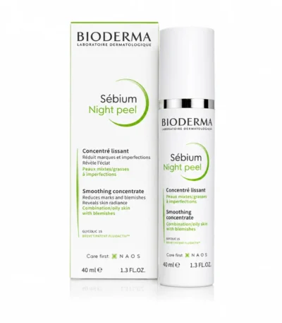 Bioderma Concentré lissant Sebium Night Peel – 40ml-3701129801369