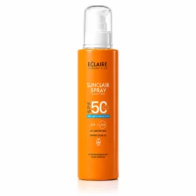 ECLAIRE SUNCLAIR - SPRAY SOLAIRE VISAGE ET CORPS SPF 50+ ENFANT ET ADULTE 150ML-6192337700105
