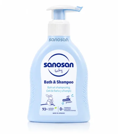 SANOSAN BABY BATH & SHAMPOO 200ML-4003583190270