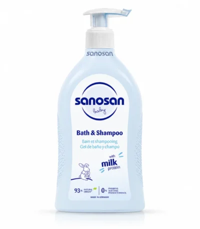 SANOSAN BABY BATH & SHAMPOO 500ML-4003583190256