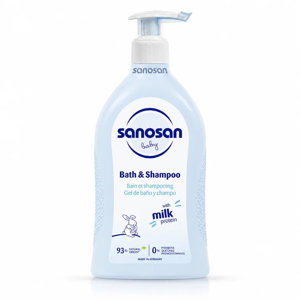 SANOSAN BABY BATH & SHAMPOO 500ML SANOSAN BABY BATH & SHAMPOO 500ML-4003583190256