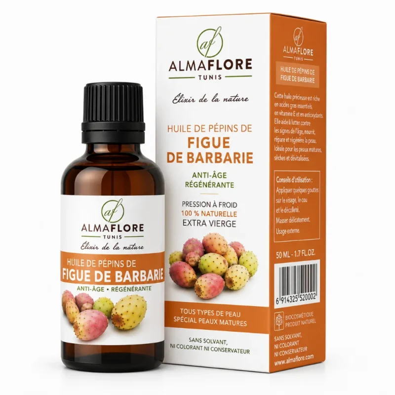 almaflore huile de pepin de figue de barbarie 50ml-6191432500092
