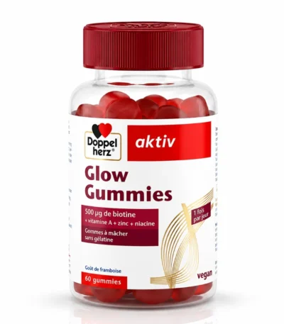 AKTIV GLOW GUMMIES VITAMINE A + ZINC + NIACINE 60 GUMMIES