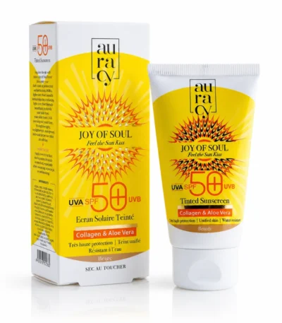 AURACY Ecran solaire teinté – spf50+ – beige – 50gr-6191557100832