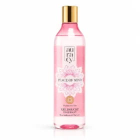 AURACY PEACE OF MIND GEL DOUCHE-6191557100863 EQUILIBRANT ROSE INDIENNE&THE VERT 400ML