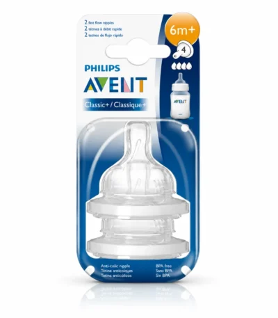 AVENT 2 Tétines Classic+ 6M+ Anti-Colique-5012909010931