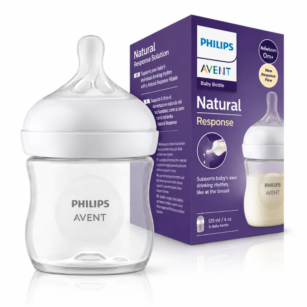 AVENT BIBERON NATURAL PLASTIQUE 0M+ SCY900/01 125ML