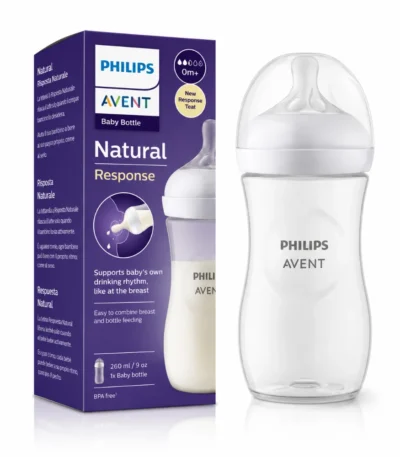 AVENT BIBERON NATURAL PLASTIQUE 1M+ SCY903 01 260ML