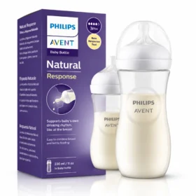 AVENT BIBERON NATURAL PLASTIQUE 3M+ SCY906 01 330ML