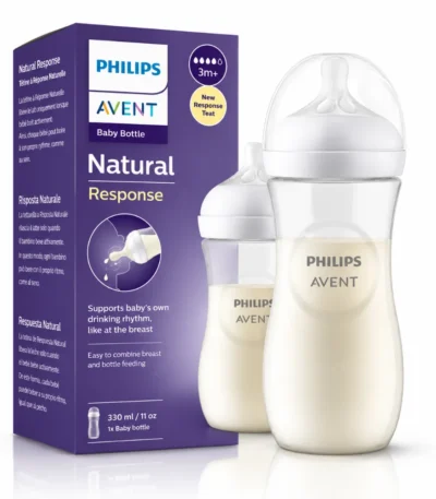 AVENT BIBERON NATURAL PLASTIQUE 3M+ SCY906 01 330ML